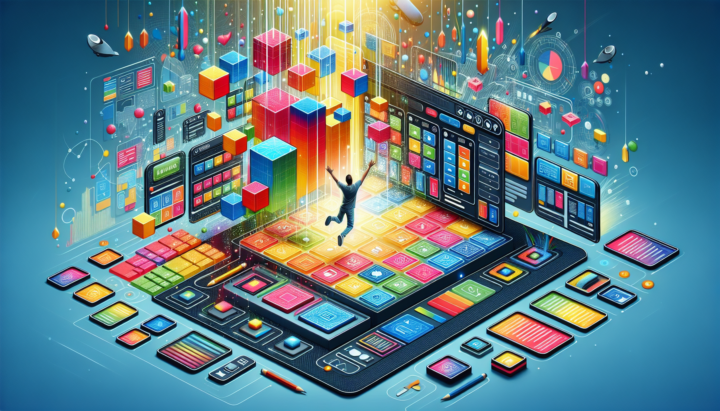 An illustration of advanced features in a content management system (CMS).