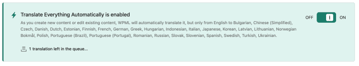 Automatische Übersetzungen in WPML